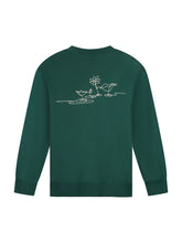 Afbeelding in Gallery-weergave laden, LAW OF THE SEA THEMIS CREWNECK SWEAT WITH ARTWORK AT BACK Sea Moss