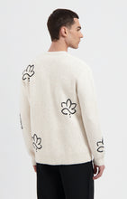 Afbeelding in Gallery-weergave laden, LAW OF THE SEA VIRGO EMBROIDERED CARDIGAN Parchment