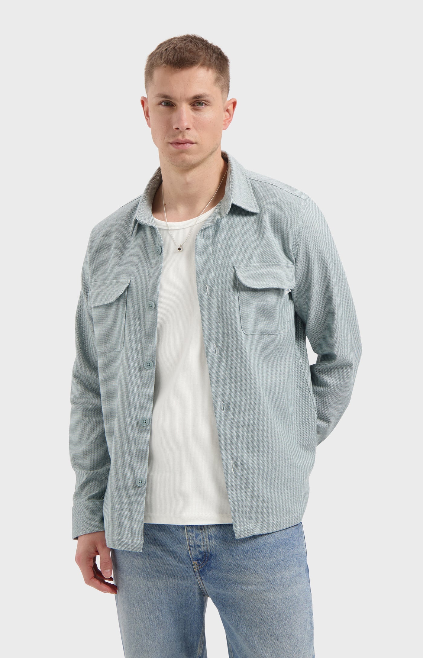LAW OF THE SEA GHOUT STRUCTURED SHIRT North Atlantic