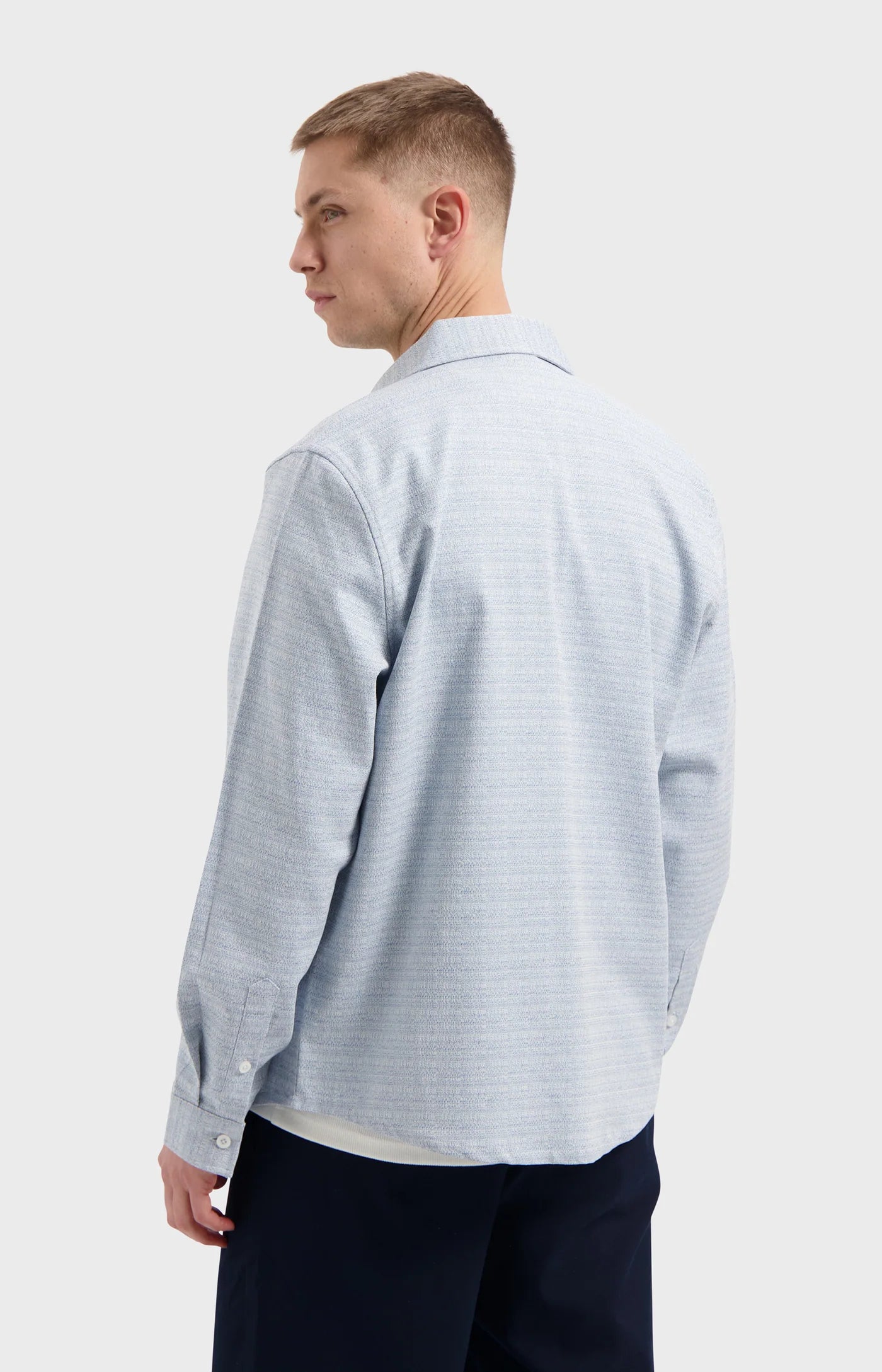 LAW OF THE SEA LORCAN STRUCTURED SHIRT Nantucket Breeze