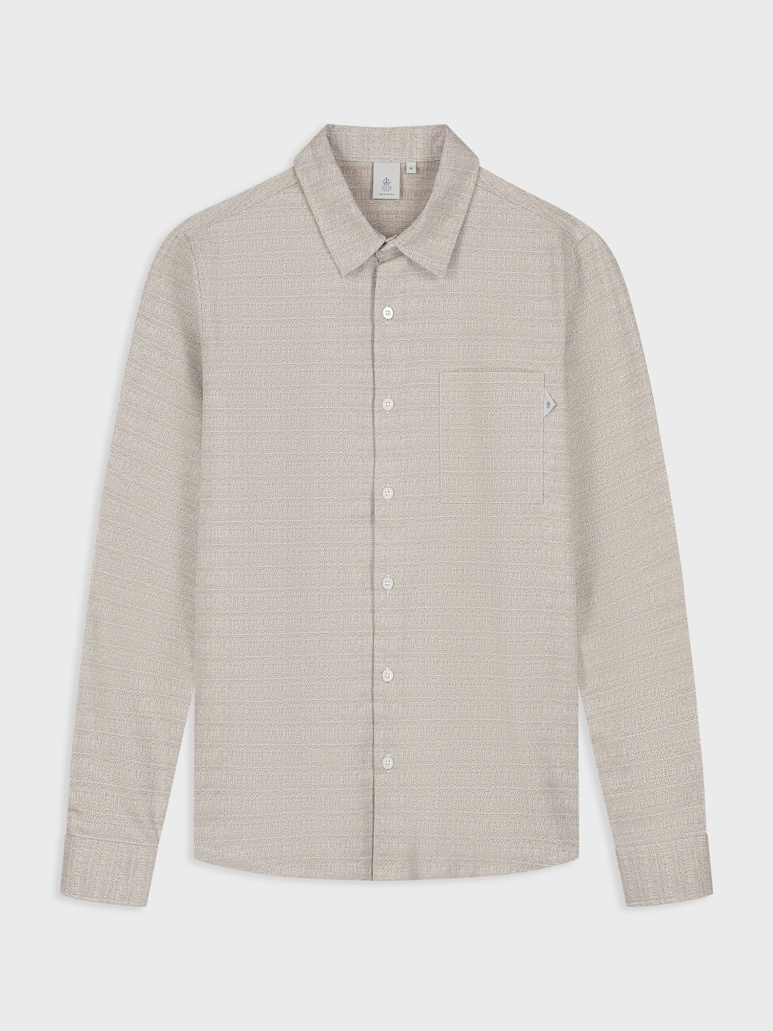 LAW OF THE SEA LORCAN STRUCTURED SHIRT Dune