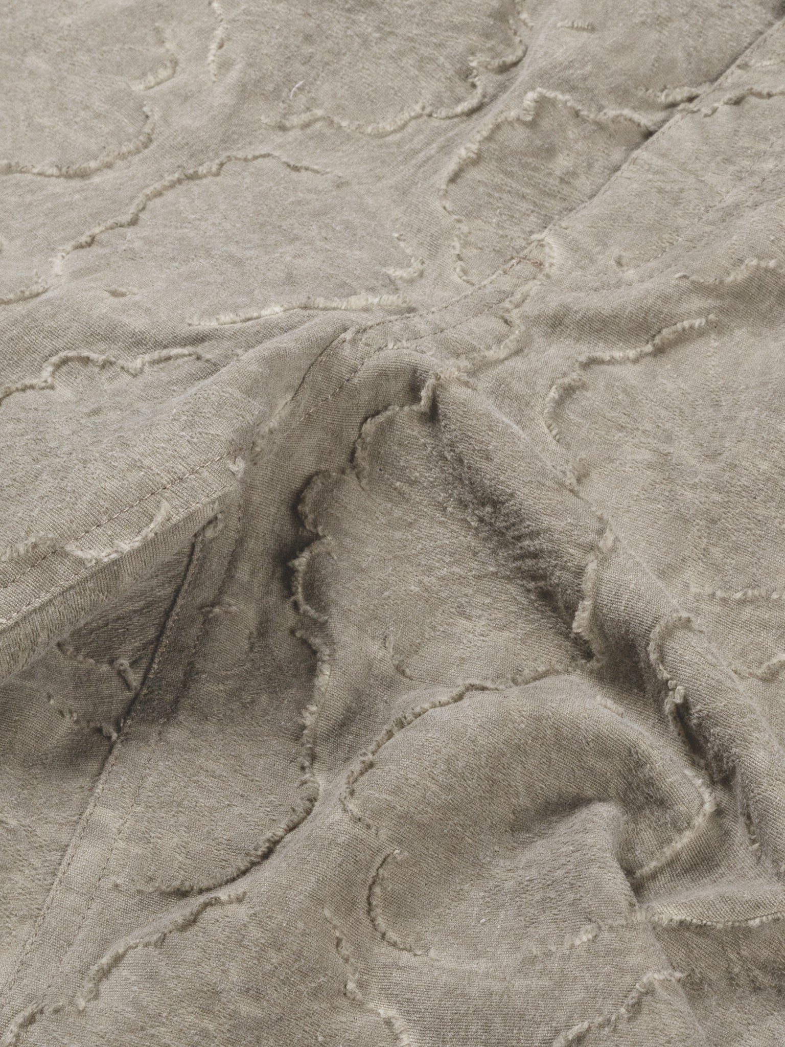 LAW OF THE SEA COMBRIT GARMENT DYED JACQUARD SHIRT Walnut