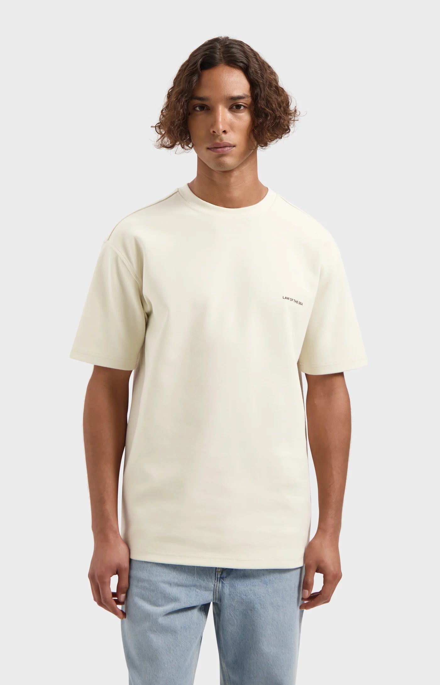 LAW OF THE SEA DAYDREAM ARTWORK T-SHIRT Almond Milk