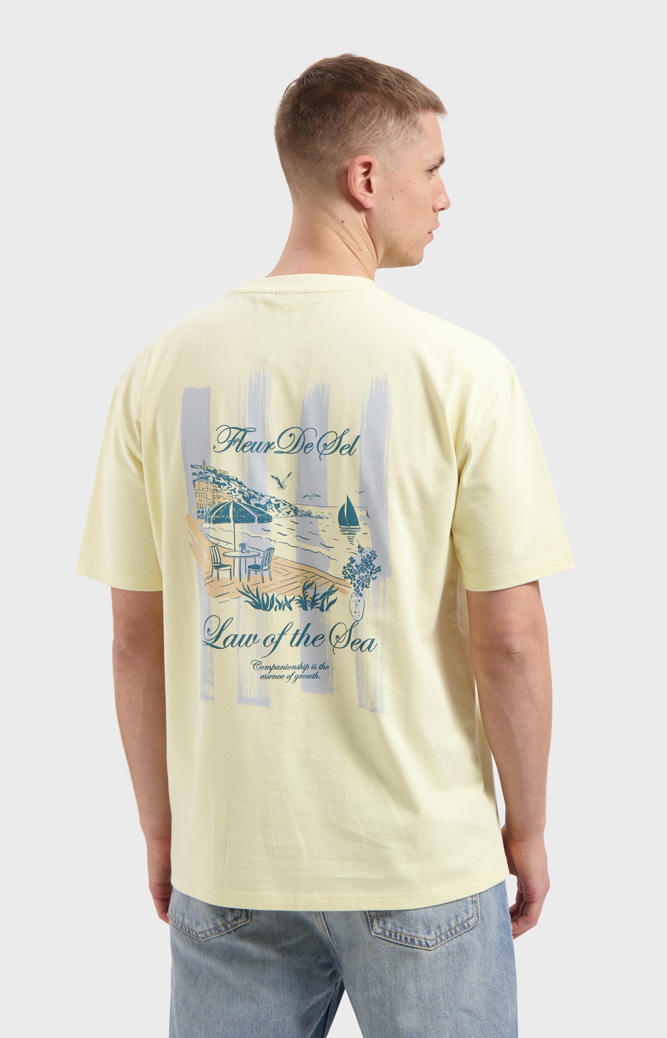LAW OF THE SEA ALFRESCO ARTWORK T-SHIRT Anise Flower