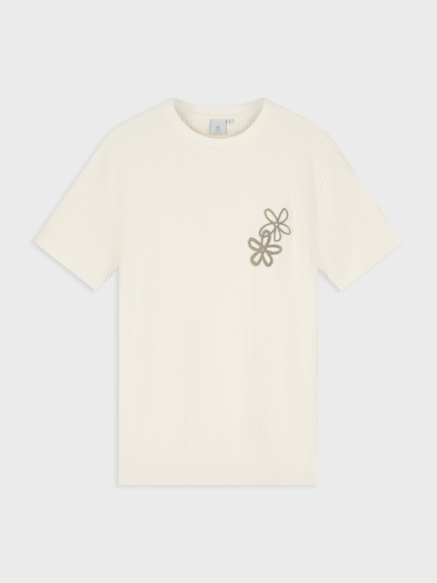 LAW OF THE SEA SALOR RIBBED T-SHIRT Coconut Milk