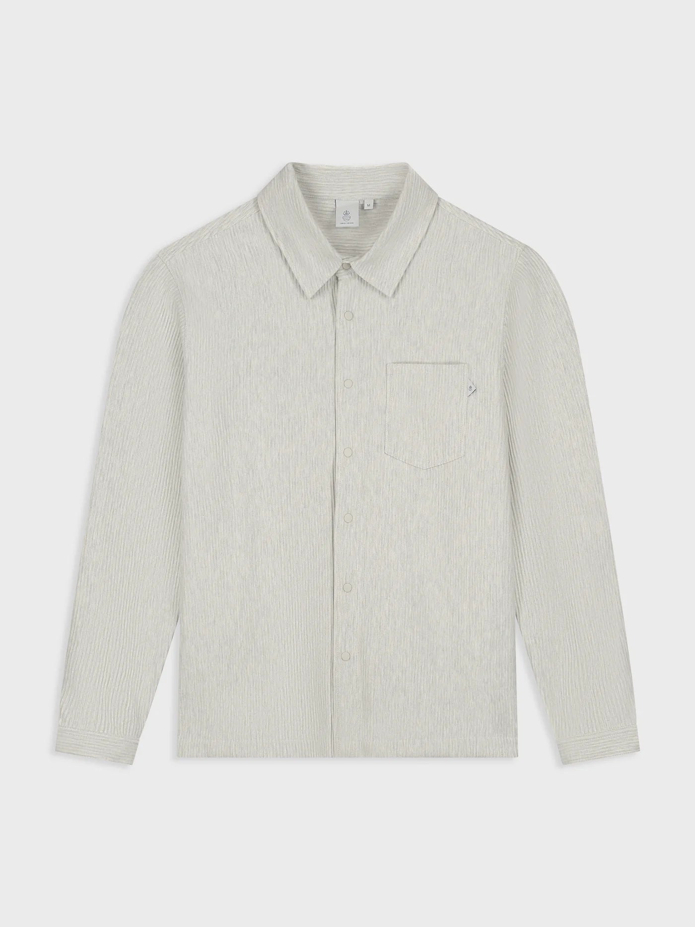LAW OF THE SEA DRIP STRUCTURED JERSEY SHIRT Grey Melange