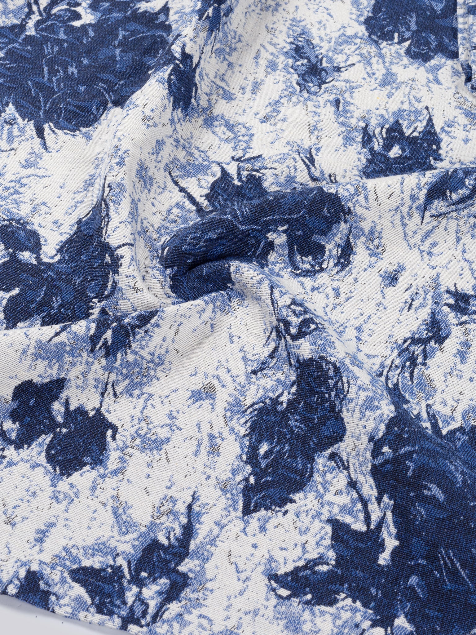 LAW OF THE SEA ÉCLAT JACQUARD SHIRT Dutch Blue