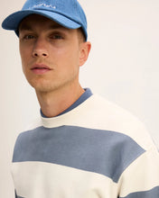 Afbeelding in Gallery-weergave laden, GOODPEOPLE Lien striped sweater Mid Blue