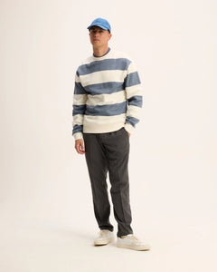 GOODPEOPLE Lien striped sweater Mid Blue