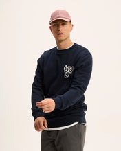 Afbeelding in Gallery-weergave laden, GOOD PEOPLE LITO ARTWORK SWEATER Navy