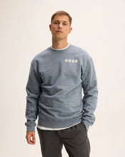 Afbeelding in Gallery-weergave laden, GOOD PEOPLE Lteddy Artwork Sweater Mid Blue