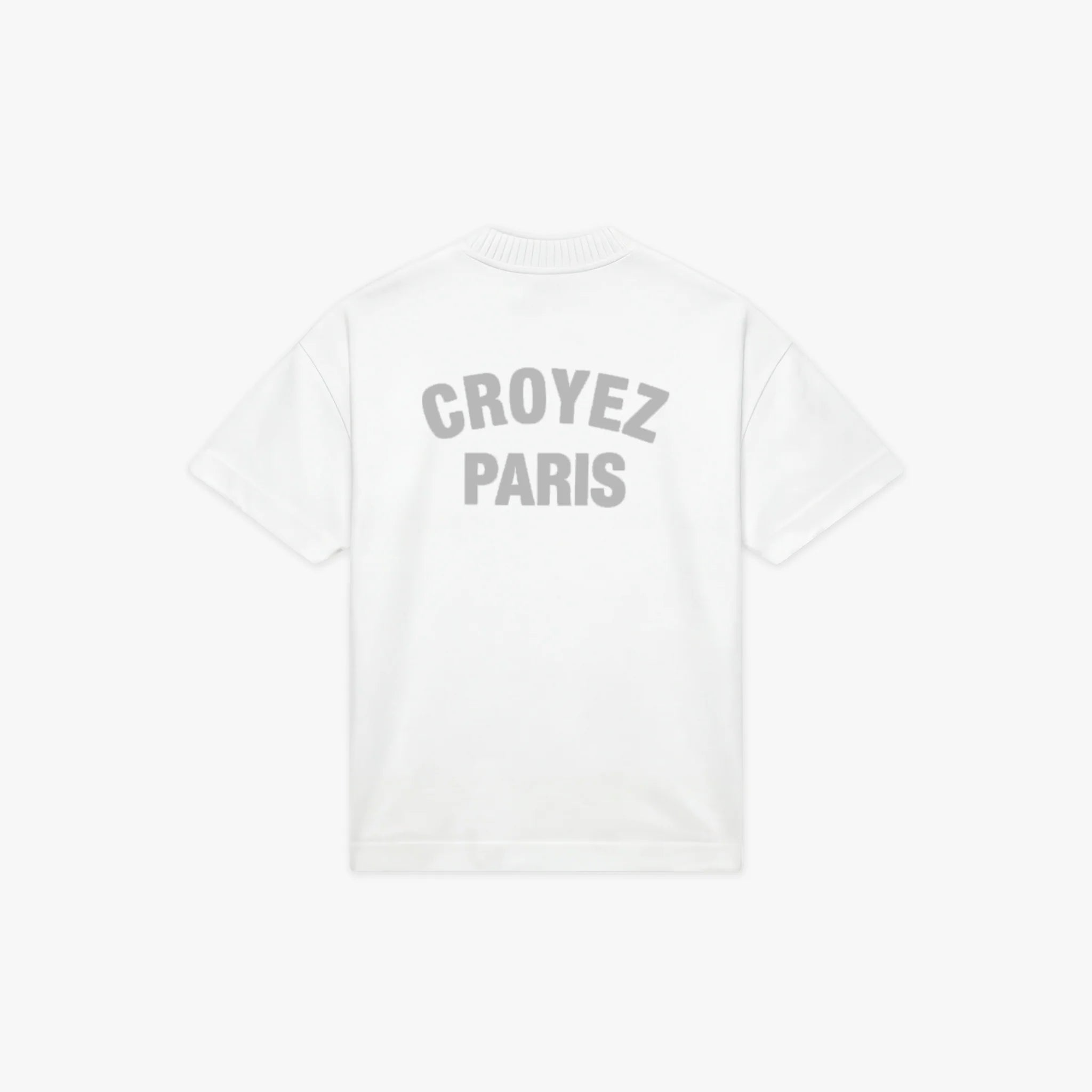 Croyez Paris Knit T-Shirt | White