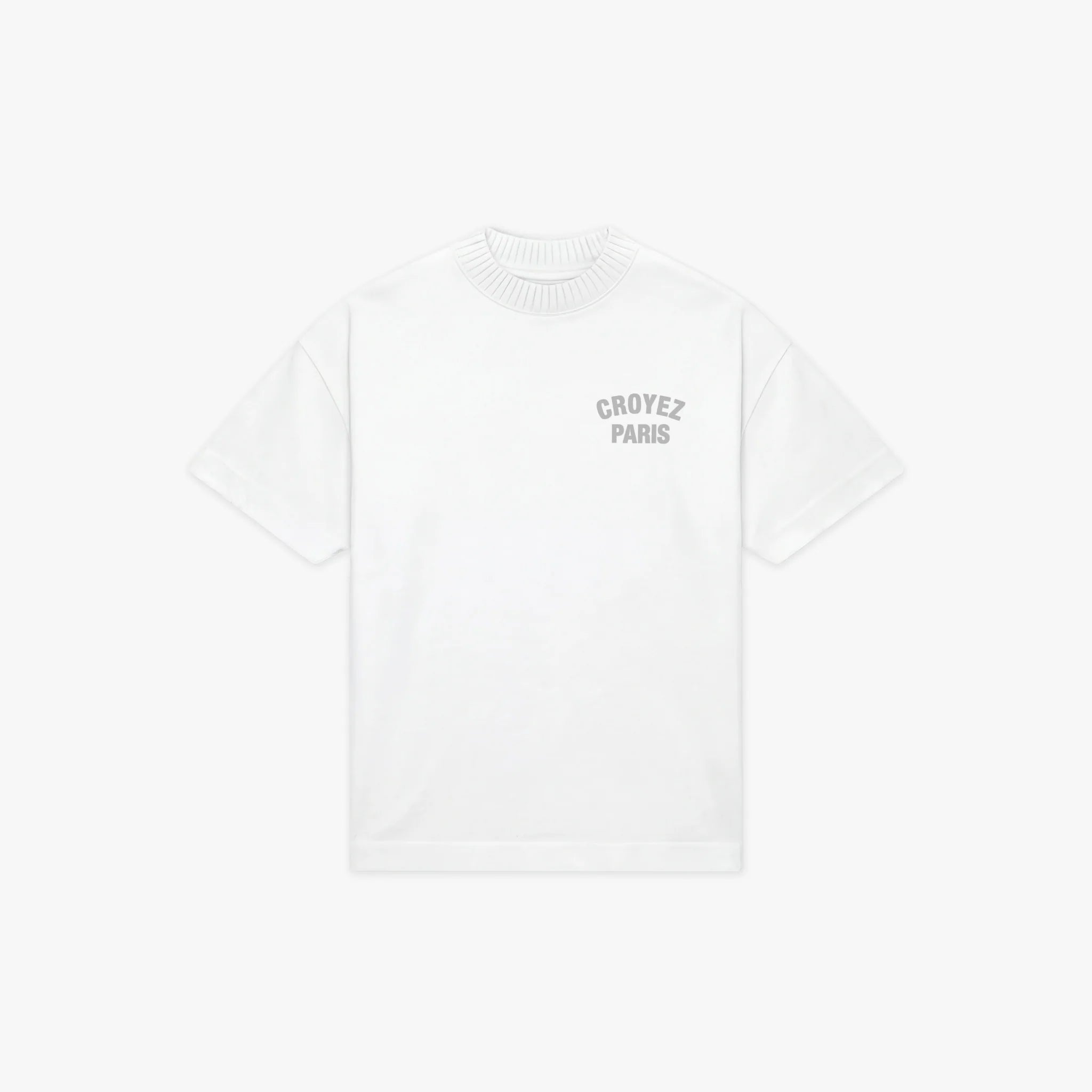 Croyez Paris Knit T-Shirt | White