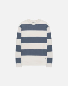 GOODPEOPLE Lien striped sweater Mid Blue