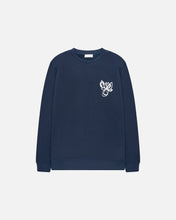 Afbeelding in Gallery-weergave laden, GOOD PEOPLE LITO ARTWORK SWEATER Navy