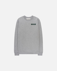 GOOD PEOPLE Lteddy Artwork Sweater Grey Melange