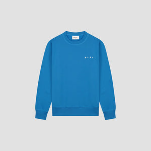 ØLÅF Spiral Face Crewneck Bright Blue
