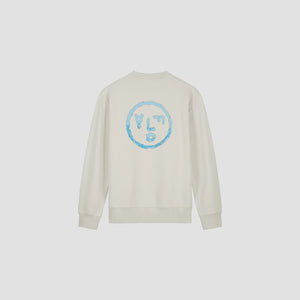 ØLÅF Sunscreen Face Crewneck - Cement