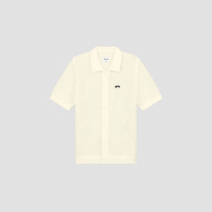 ØLÅF Knit Polo - Light Buttermilk