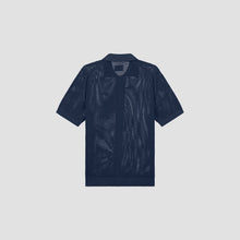 Afbeelding in Gallery-weergave laden, ØLÅF Knit Polo - Navy