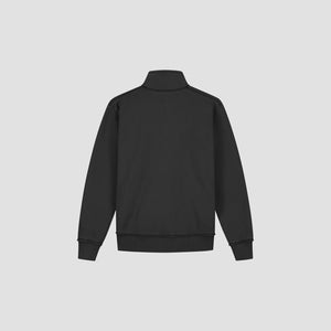 ØLÅF Fine Signature Zip Mock Charcoal
