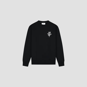 ØLÅF Monogram Graphic Crewneck Black