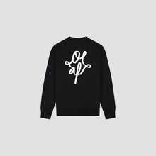 Afbeelding in Gallery-weergave laden, ØLÅF Monogram Graphic Crewneck Black