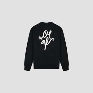 ØLÅF Monogram Graphic Crewneck Black