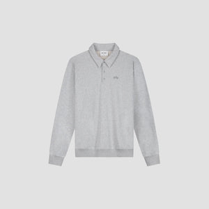 ØLÅF Signature Oversized Polo Heather Grey