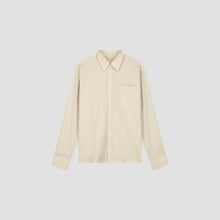 Afbeelding in Gallery-weergave laden, ØLÅF Textured Boxy Shirt Off-White