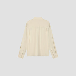 ØLÅF Textured Boxy Shirt Off-White