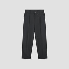 Afbeelding in Gallery-weergave laden, ØLÅF Twill Pleated Pant Charcoal