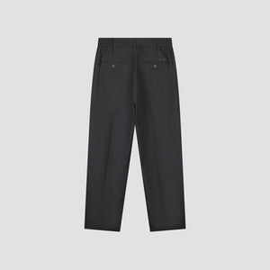 ØLÅF Twill Pleated Pant Charcoal