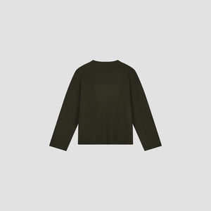 ØLÅF Signature Knitted Crewneck Olive Night