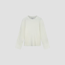 Afbeelding in Gallery-weergave laden, ØLÅF Signature Knitted Crewneck White