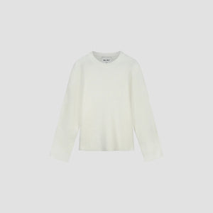ØLÅF Signature Knitted Crewneck White