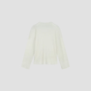 ØLÅF Signature Knitted Crewneck White