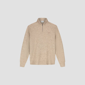ØLÅF Signature Knitted Zip Mock Hemp
