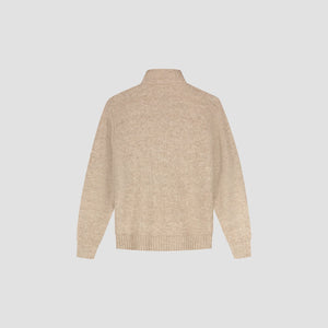 ØLÅF Signature Knitted Zip Mock Hemp