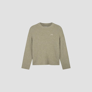 ØLÅF Hairy Knitted Crewneck Hemp