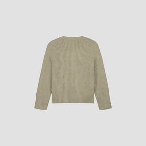 ØLÅF Hairy Knitted Crewneck Hemp