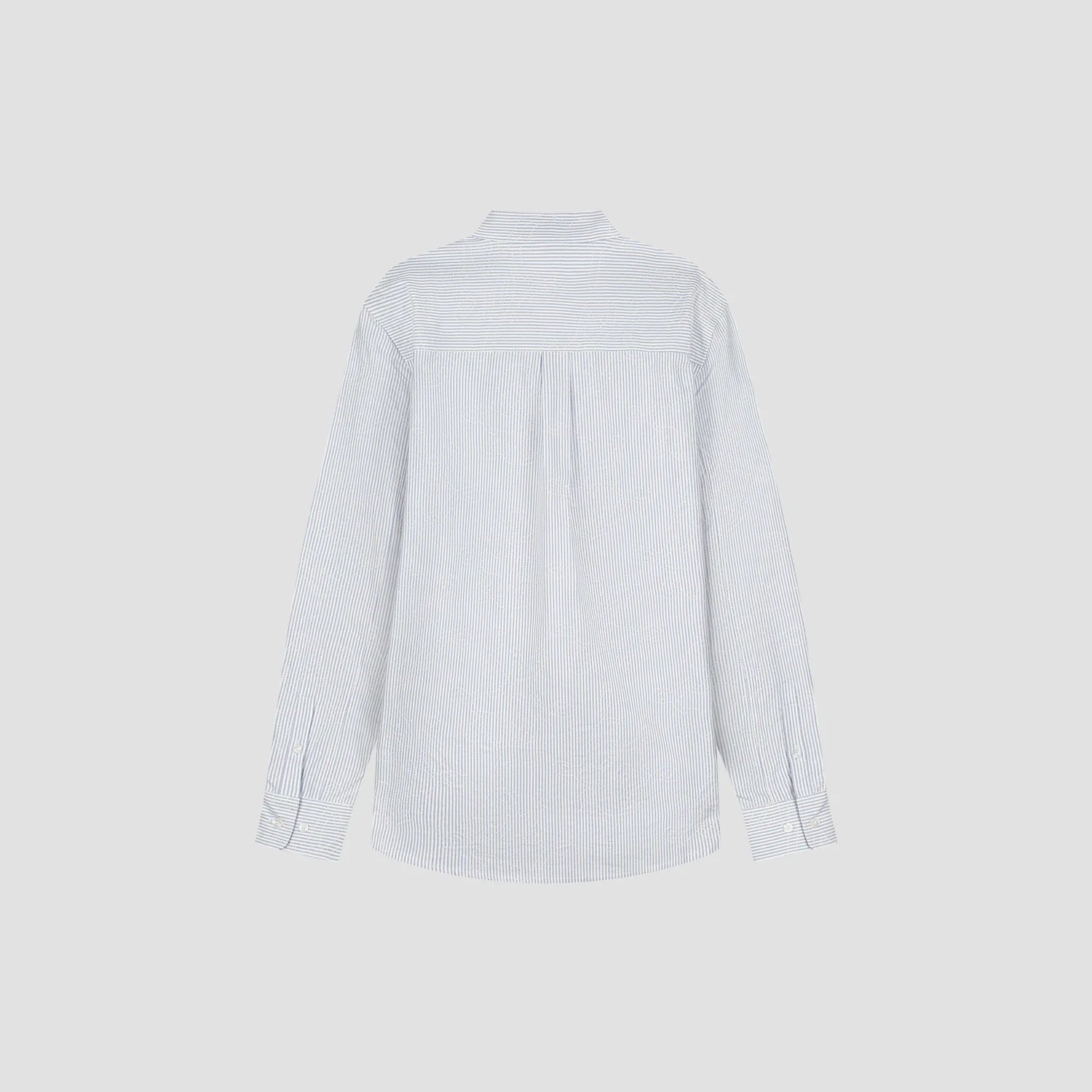 ØLÅF Monogram Embro Oxford Shirt Blue Stripe