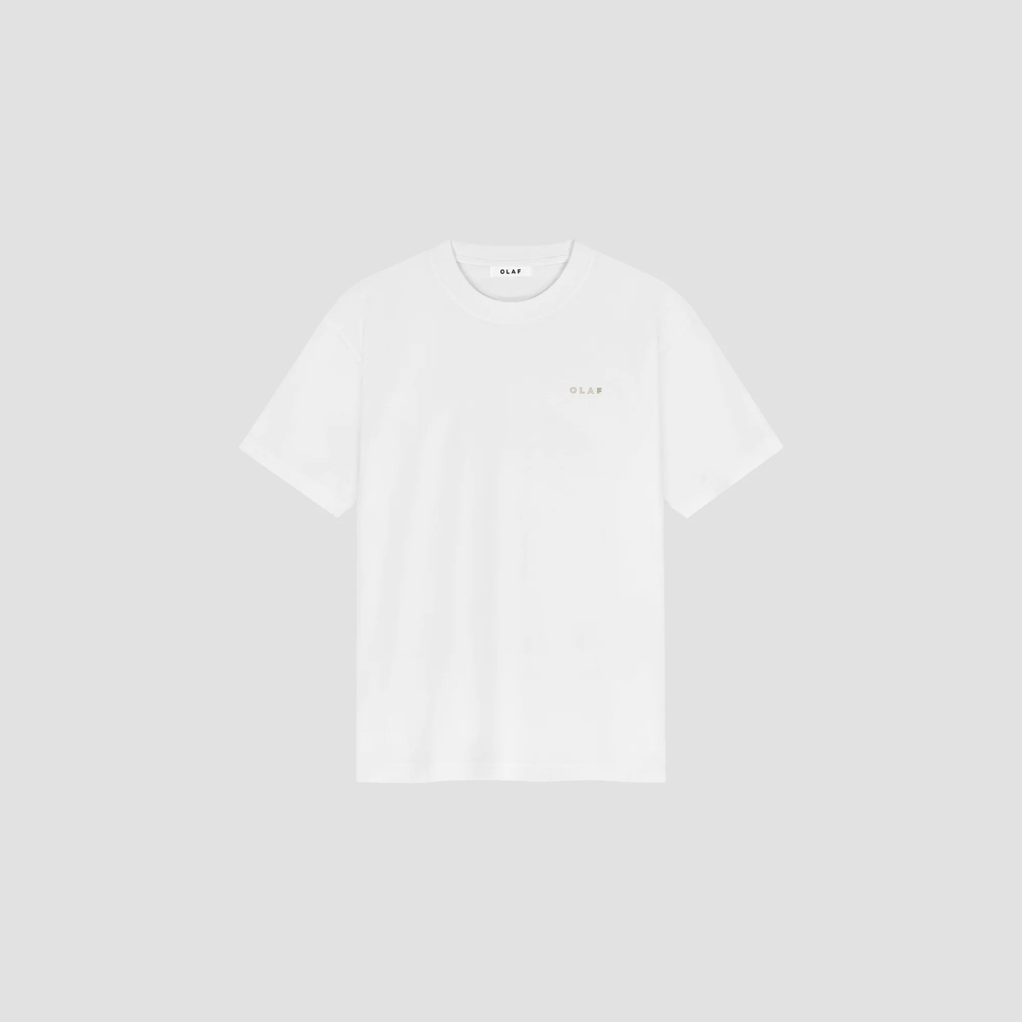 OLAF FELTED WATERCREST TEE - OPTICAL WHITE