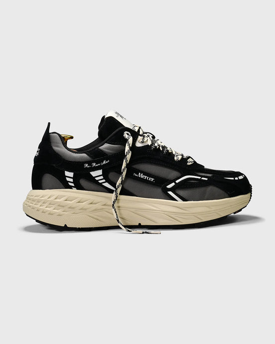 MERCER RE RUN MAX NUBUCK - BLACK