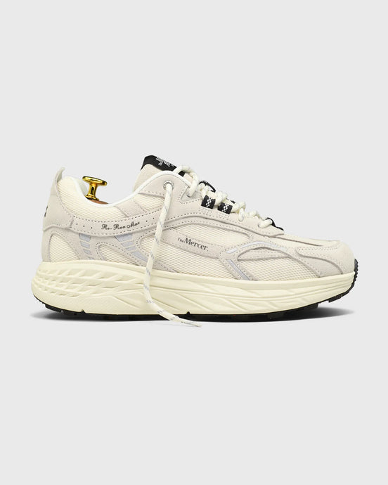 MERCER RE RUN MAX SUEDE - WHITE/BROWN