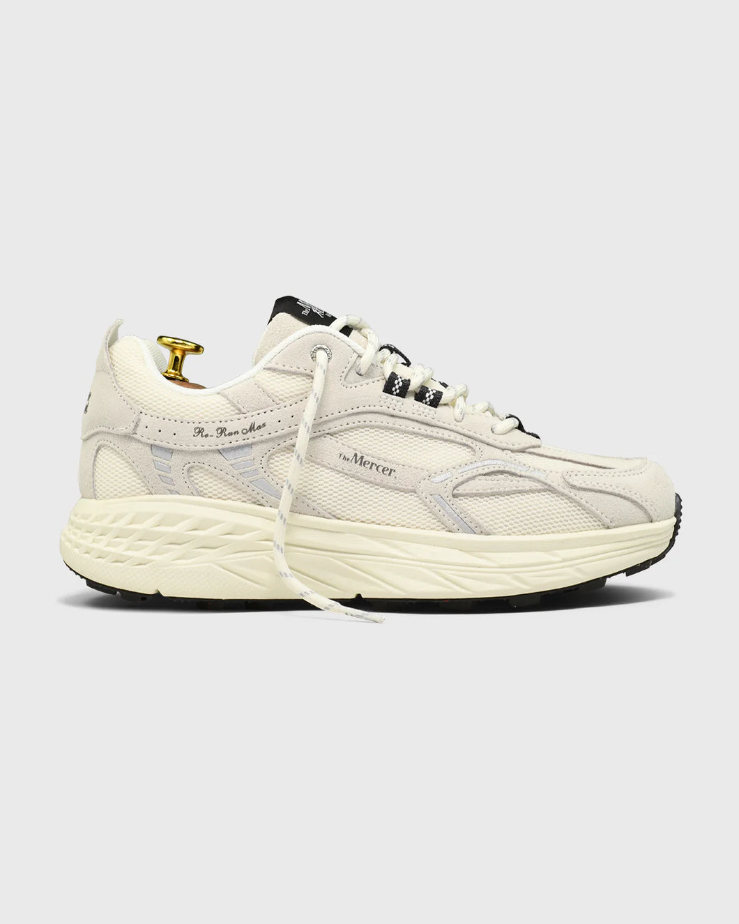 MERCER RE RUN MAX SUEDE - WHITE/BROWN