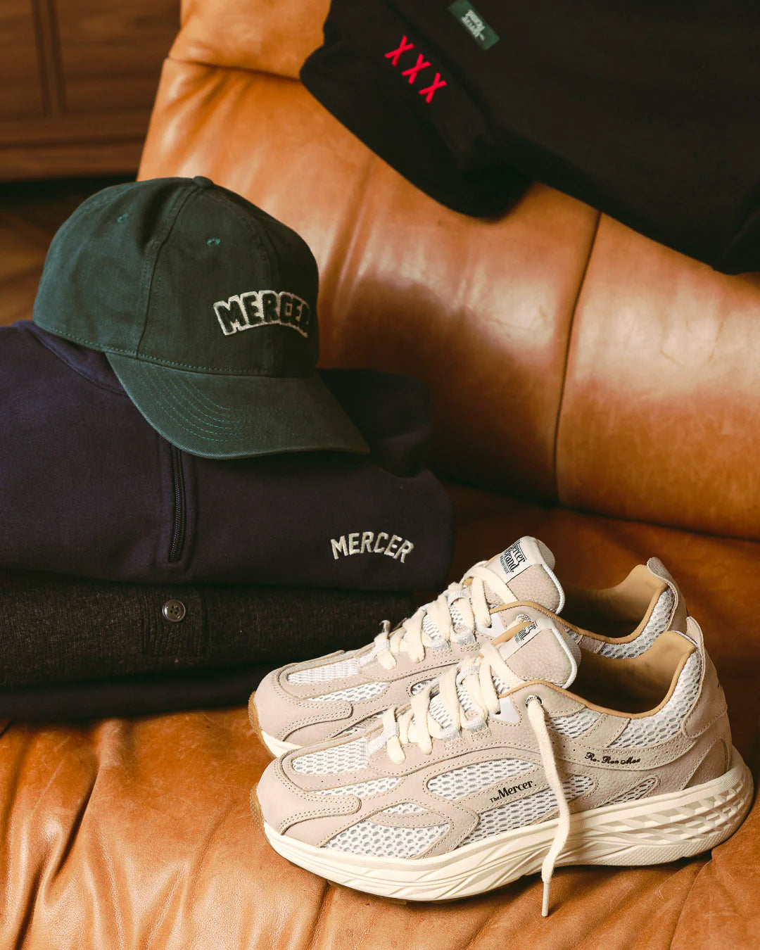 MERCER The Re-Run Max Nubuck Off White