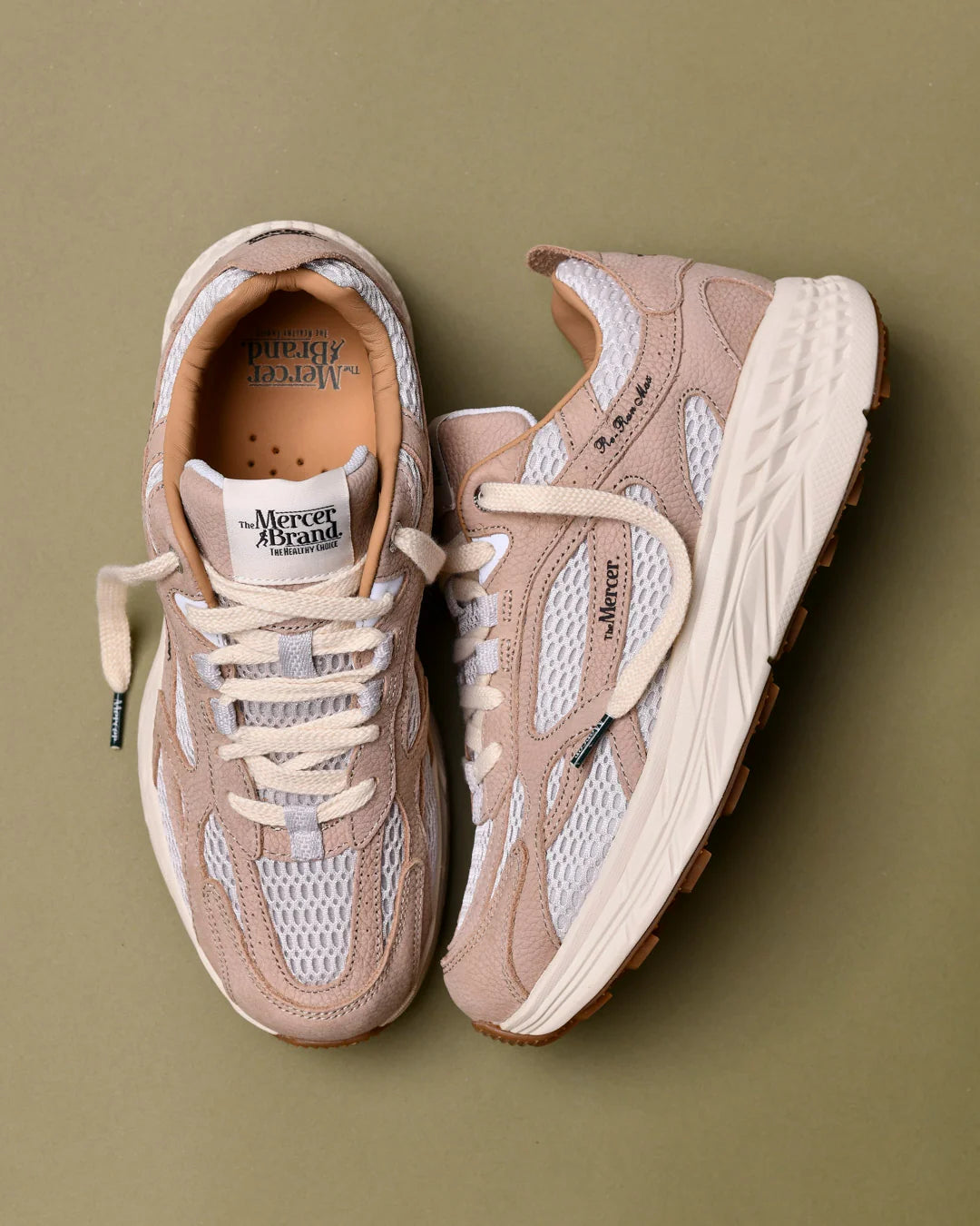 MERCER The Re-Run Max Nubuck Off White