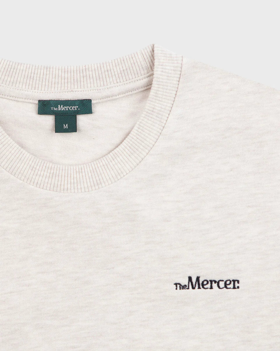 MERCER The Mercer Logo Tee Off White