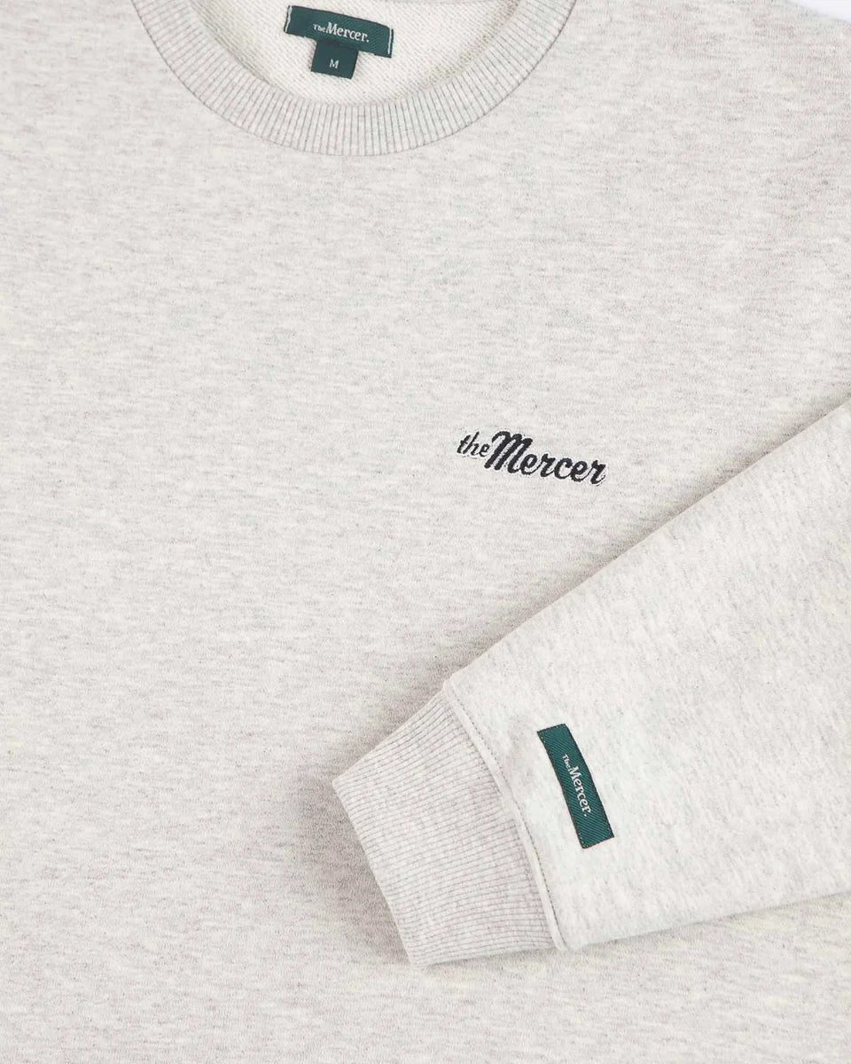 MERCER The Mercer Logo Sweat Grey